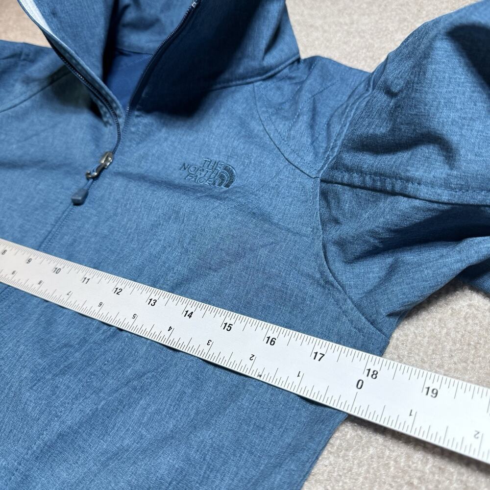 The North Face Park Slope WindWall‎ Softshell Jacket Womens Small Teal Blue - Picture 12 of 16